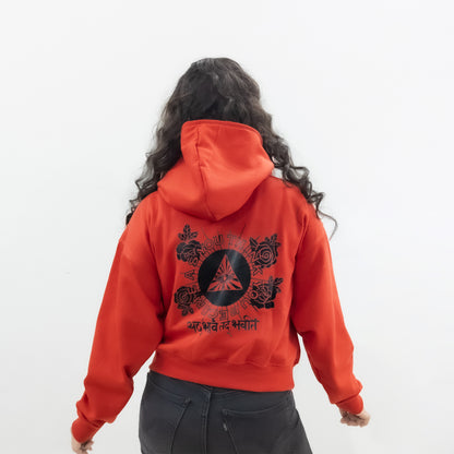 BACK PRINT HOODIE WOMEN