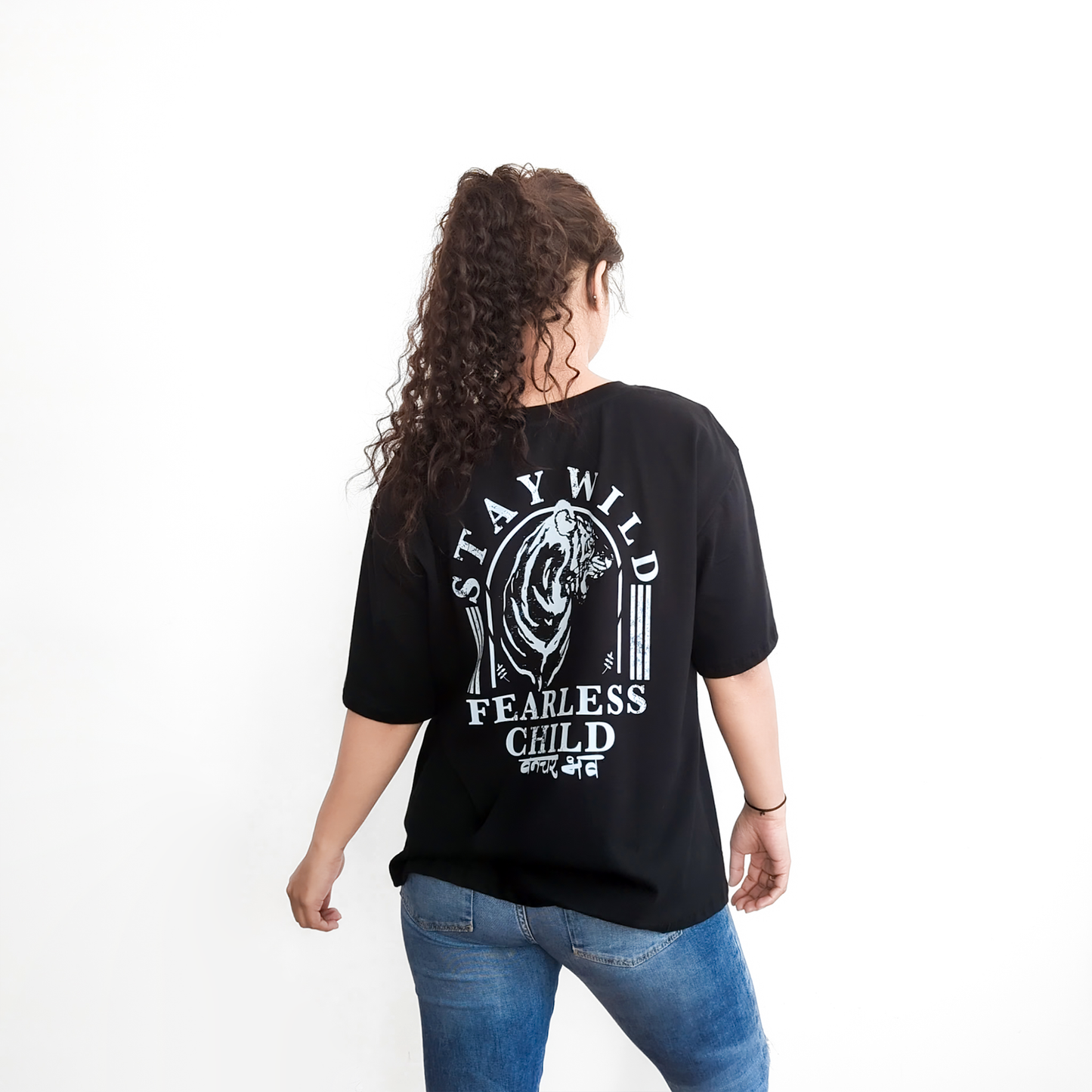 Fearless Child - Back Print Oversized T Shirt