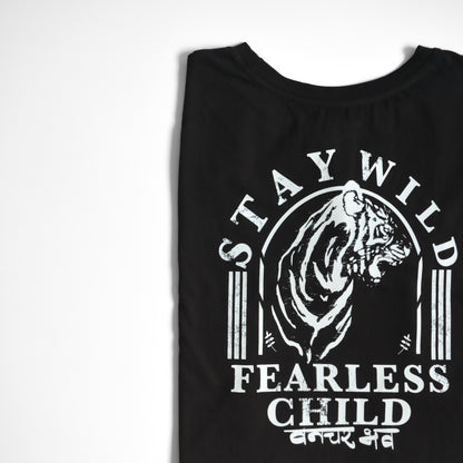 Fearless Child - Back Print Oversized T Shirt