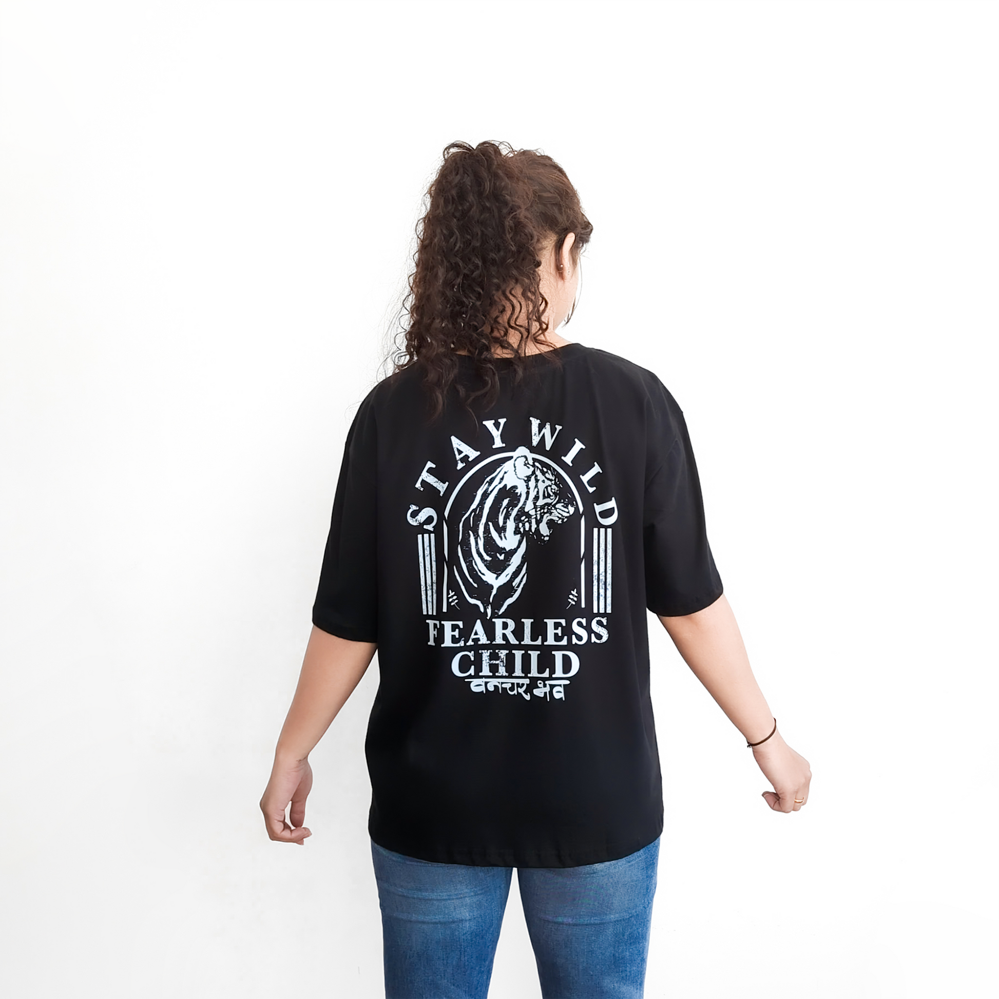 Fearless Child - Back Print Oversized T Shirt