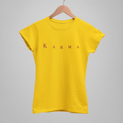 Karma Minimalist T Shirt