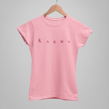 Karma Minimalist T Shirt