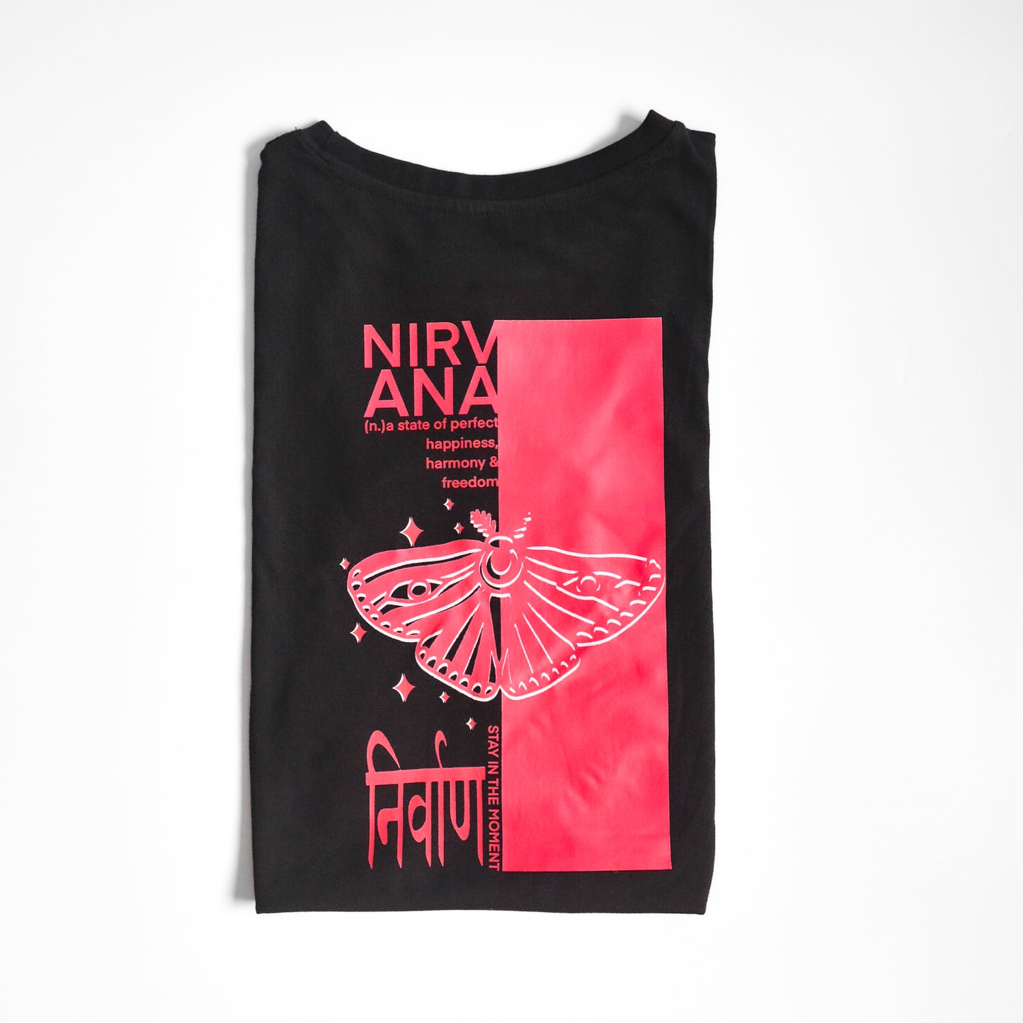 Nirvana - Back Print Black T Shirt