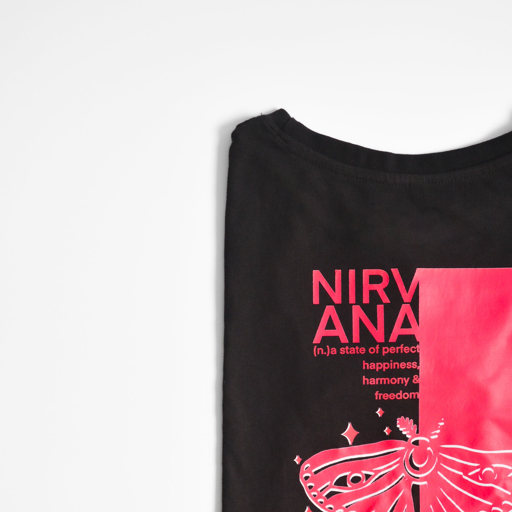 Nirvana - Back Print Black T Shirt