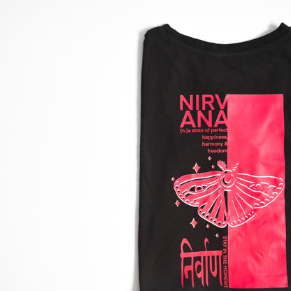 Nirvana - Back Print Black T Shirt