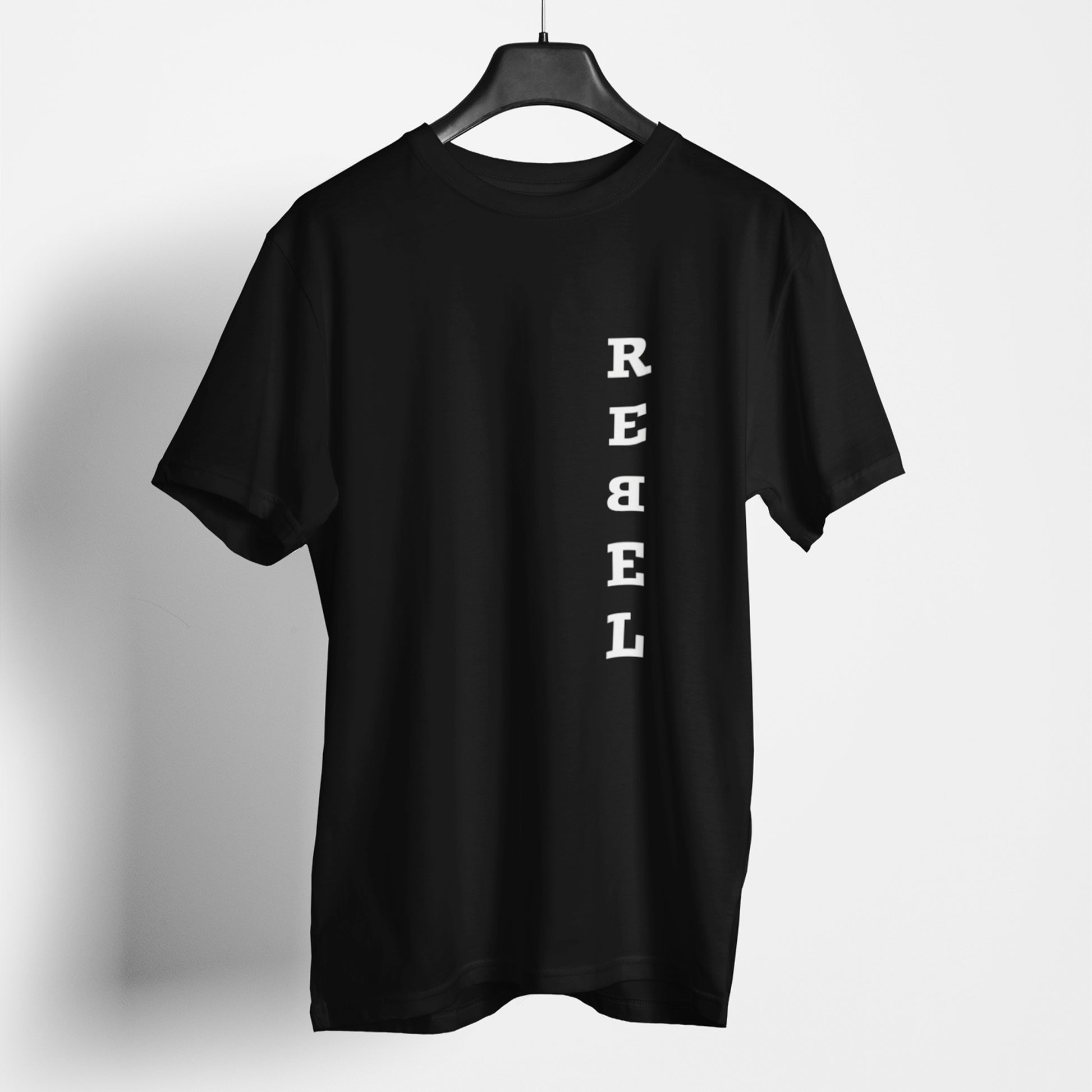 Rebel with Love - Black Oversized TShirt Men