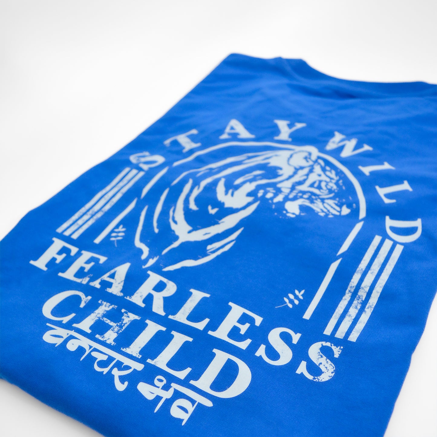 Stay Wild - Royal Blue Oversized T Shirt