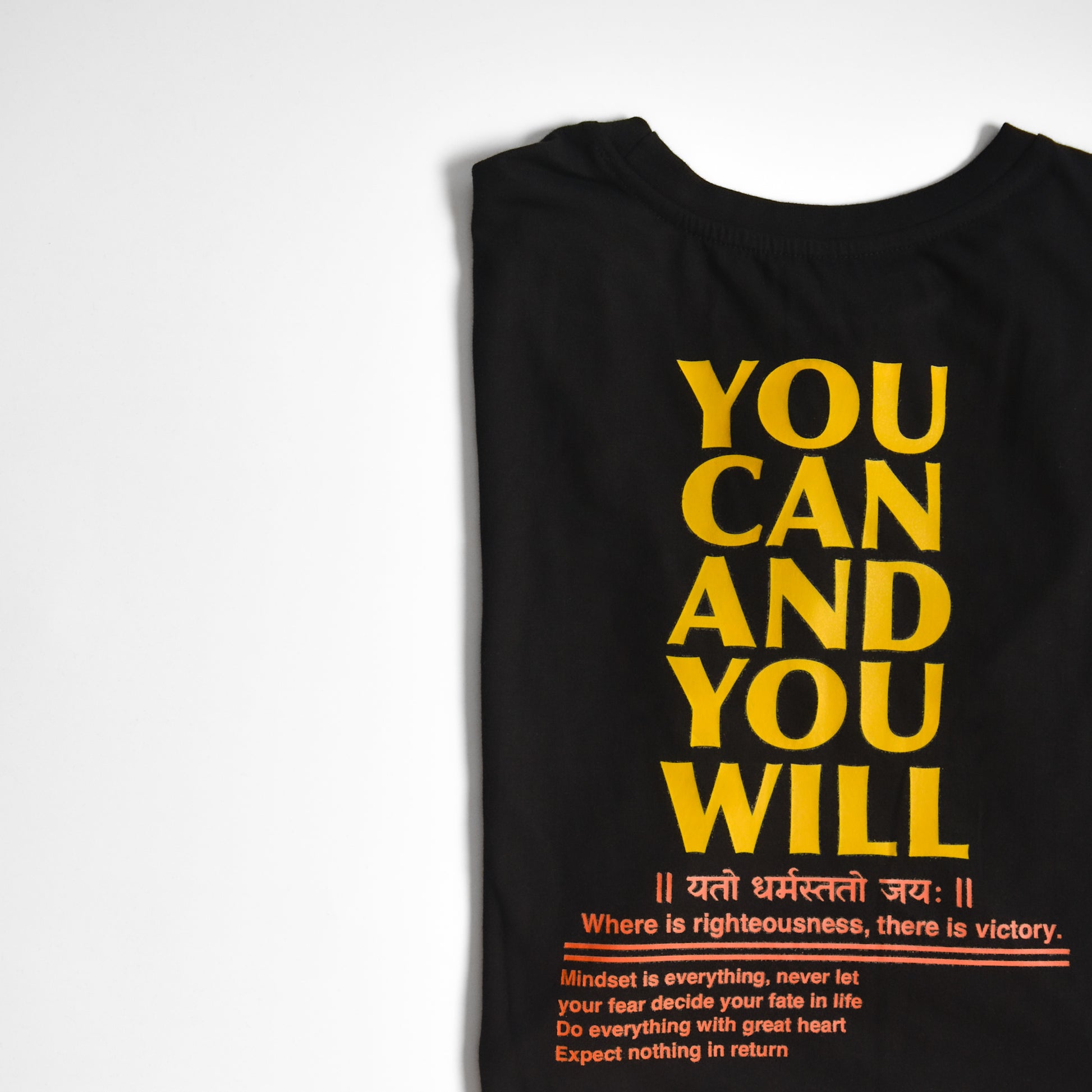 You Can - Black Oversized TShirt